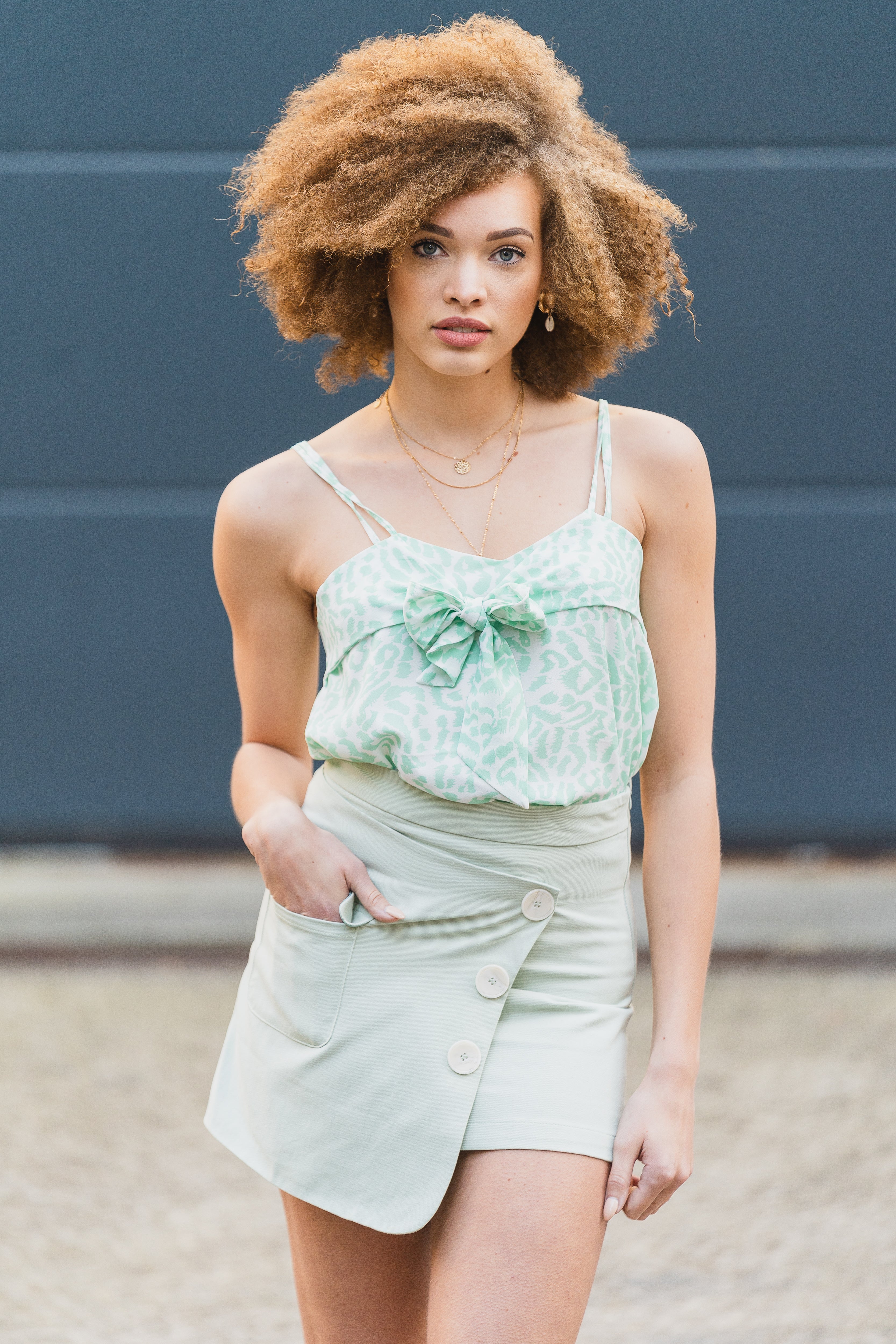 Jupe Eliette Verte